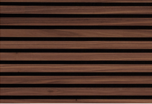 CLE00348 Walnut Veneer Acoustic Felt Cocoa Panel