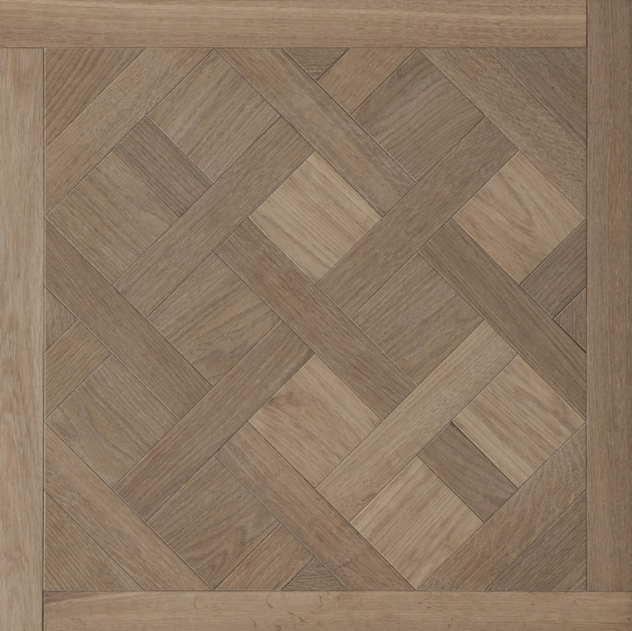 CLE00398 Prime Grade  Smoky Grey Oiled Engineered European Oak Versailles Panel